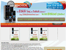 Tablet Screenshot of minoxidil-tr.com